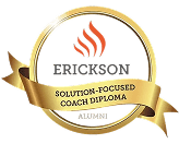 Erickson Solution-Focused Coach Diploma Badge.
